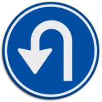 Gebod rijrichting